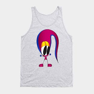 Funny Cartoon Character Tank Top